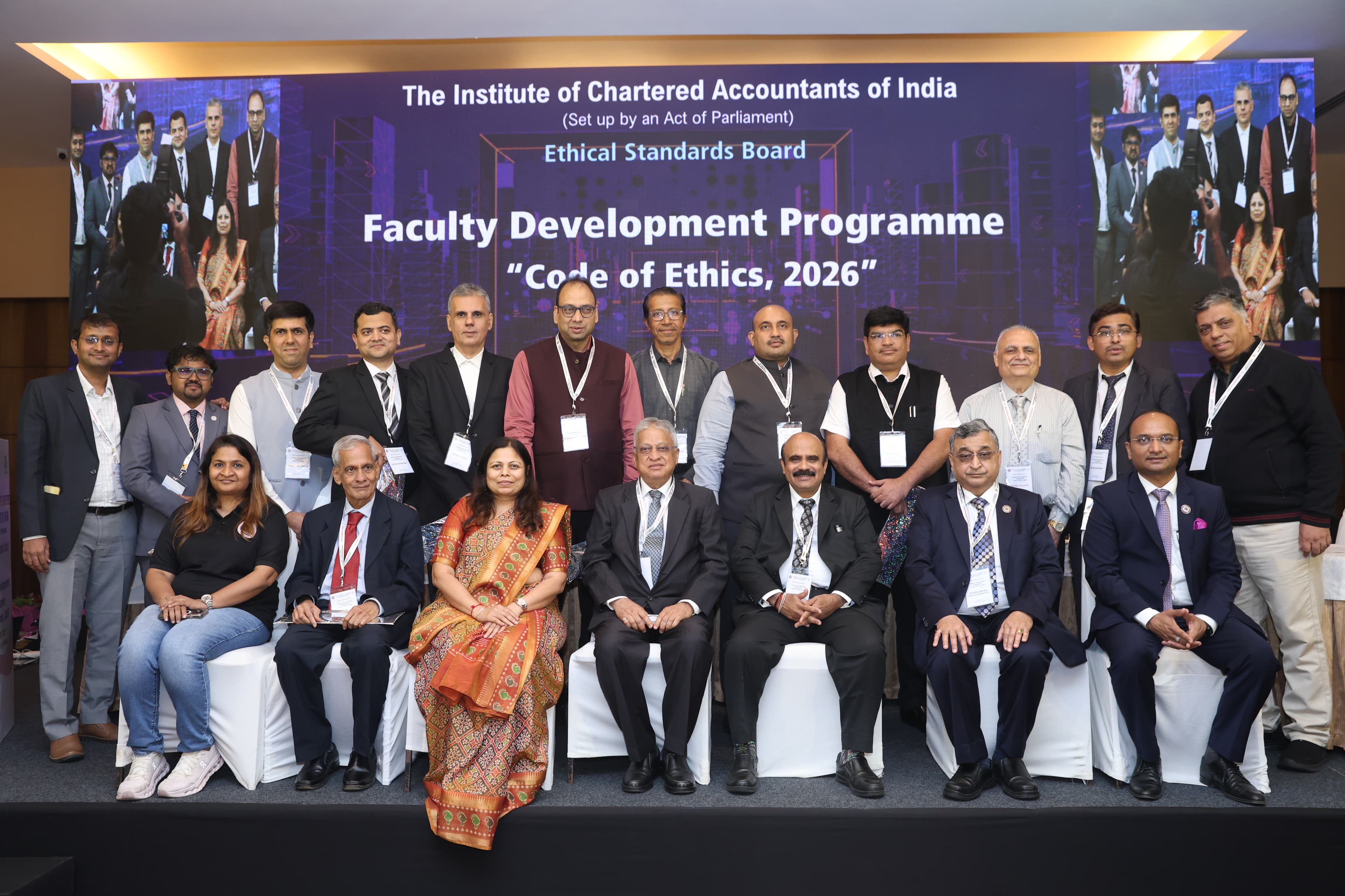 Faculty Development Programme on Code of Ethics, 2026 - lamp lighting ceremony