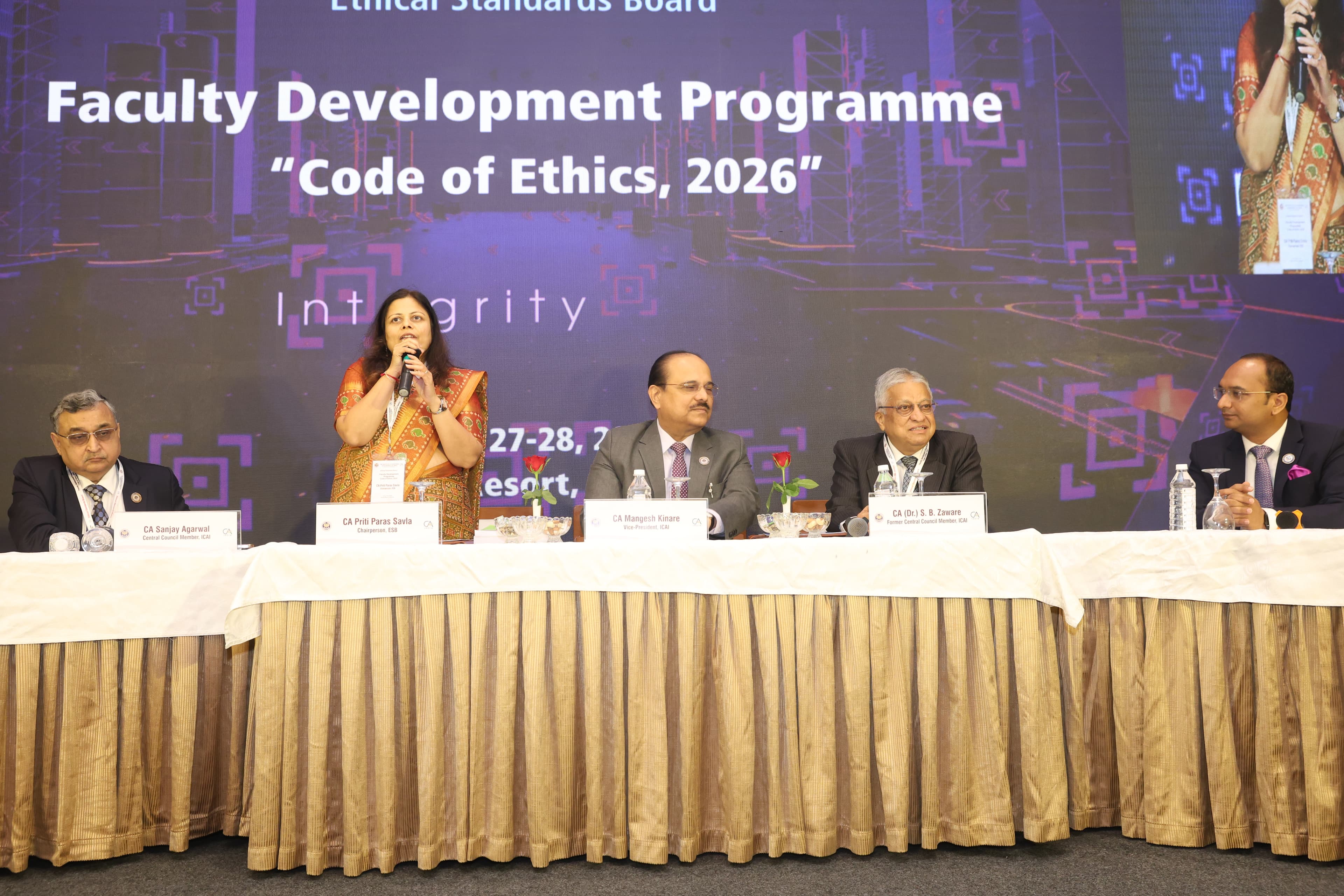Faculty Development Programme on Code of Ethics, 2026 - panel session